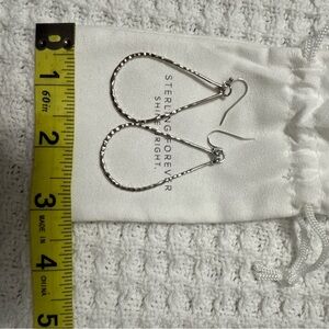 Silver Teardrop Earrings